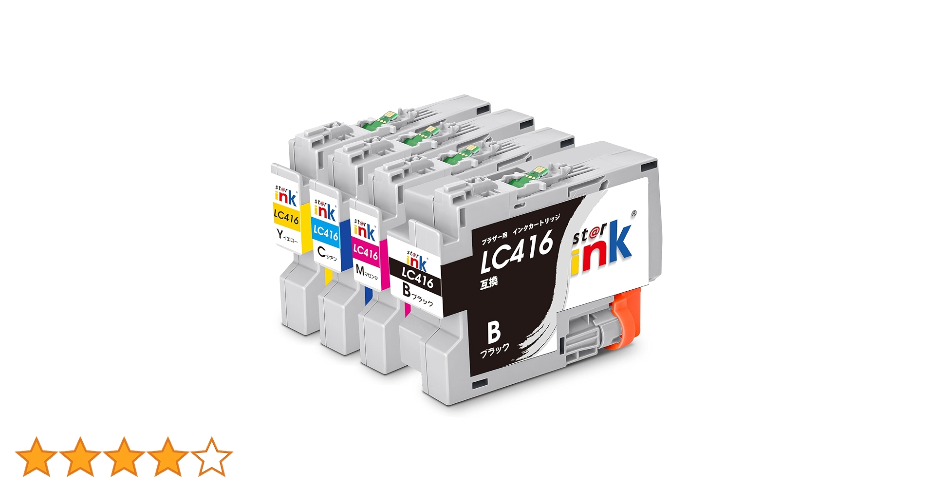 brother LC416 (各色単品純正インク 4本セット新品) ブラザー工業 ブラザー 純正 インクカートリッジ LC416 4色